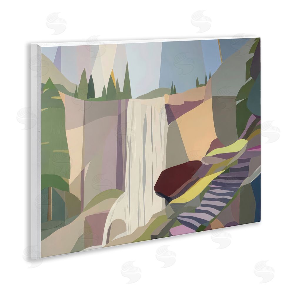 Melba Browne Yosemite & Mist Trail Wall Plaque Art Print