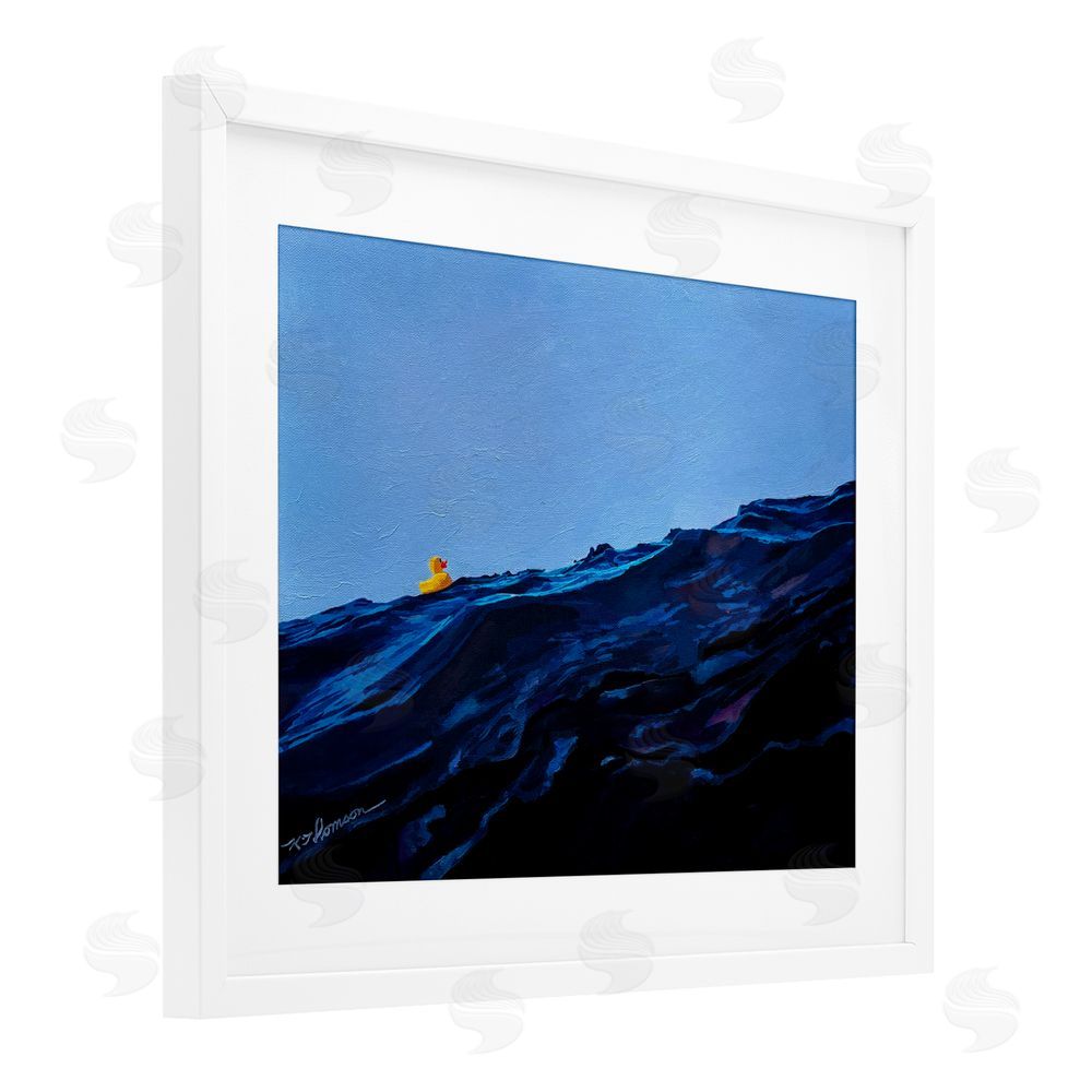 Keith Thomson You're The One Duck White Framed Print Under Glass Wall Art