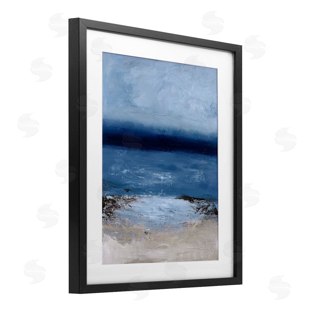 Design Fabrikken Endless Sea Moods Black Framed Print Under Glass Wall Art
