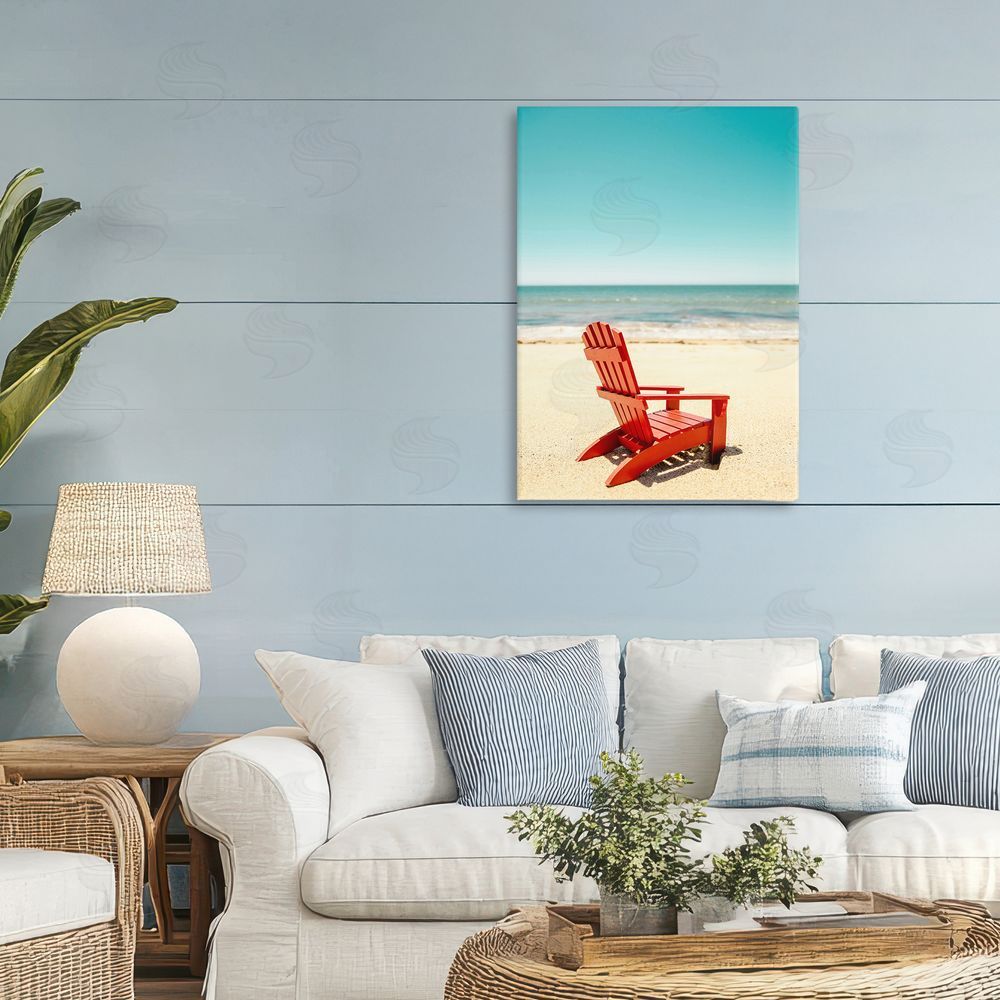 Elena Chukhlebova Place For Dreams Beach Canvas Art on Wall