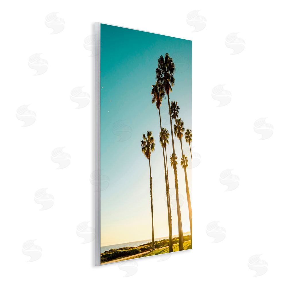 Elena Chukhlebova Inseparable Pair Palms & Ocean Wall Plaque Art Print