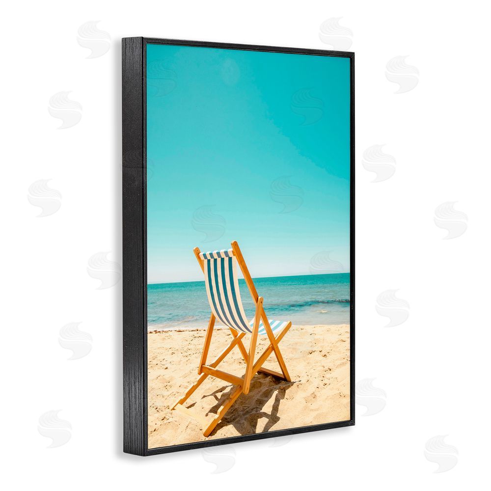 Elena Chukhlebova Seclusion By The Ocean Black Framed Giclee Wall Art Print