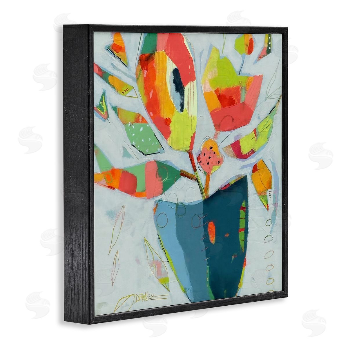 Dianna Fritzler Getting My Groove On Black Framed Giclee Print Wall Art