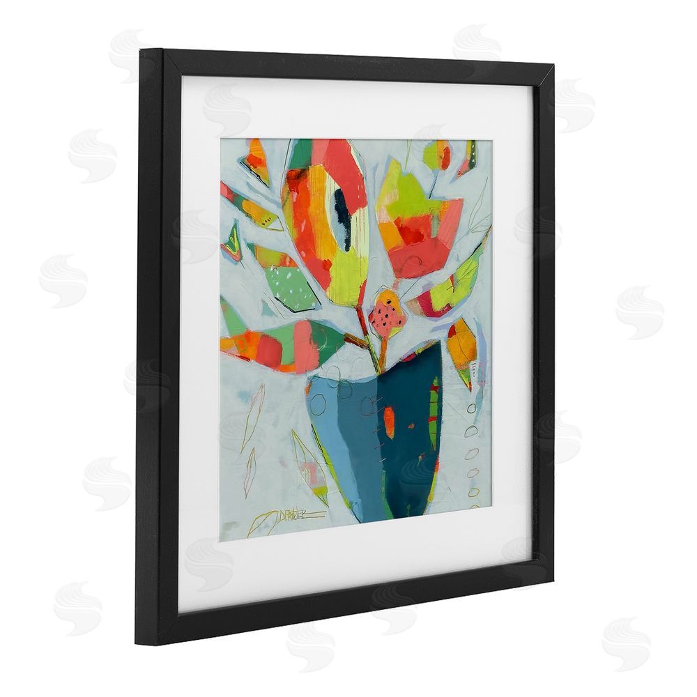 Dianna Fritzler Getting My Groove On Black Framed Print Under Glass Wall Art