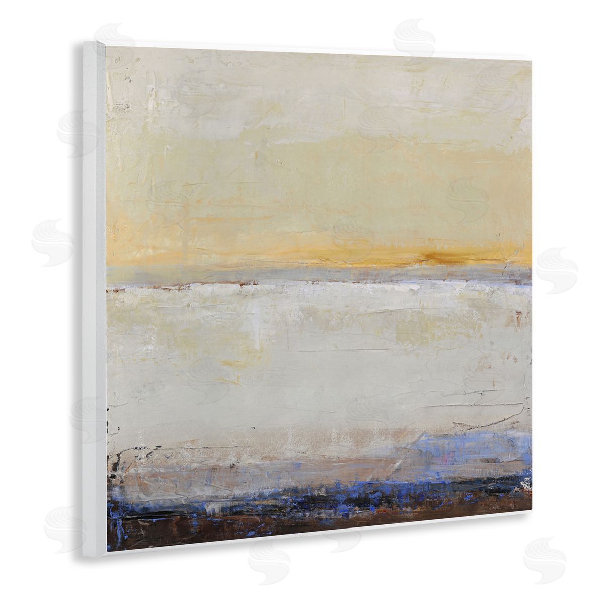 Design Fabrikken Sweeping Subtle Horizon Wooden Wall Plaque Art Print