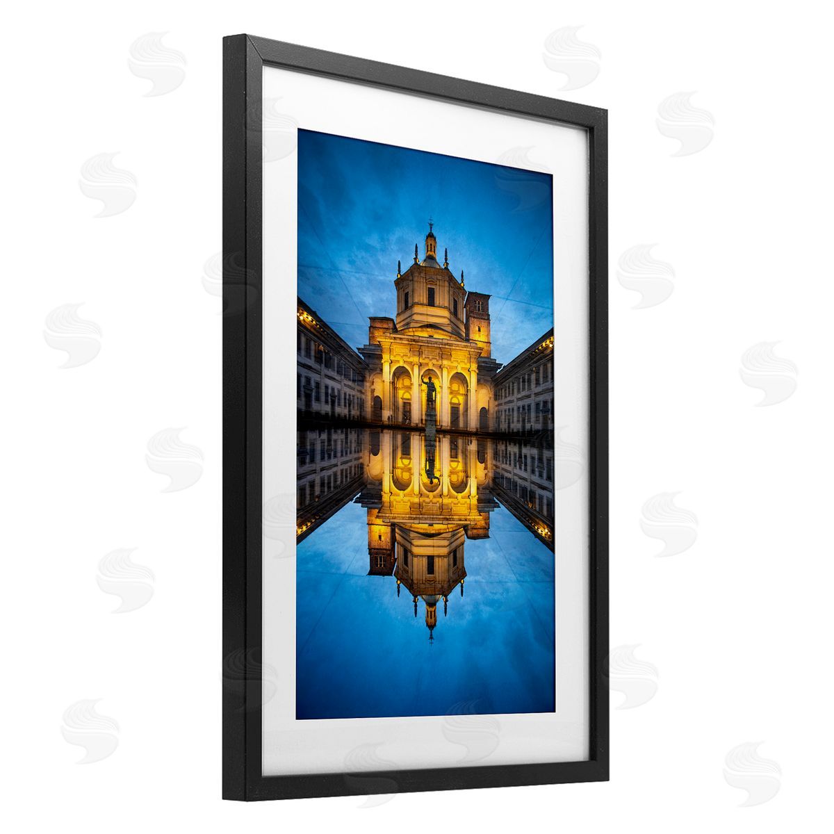 Robin Vandenabeele Grand Architecture Reflection Canvas Wall Art Print