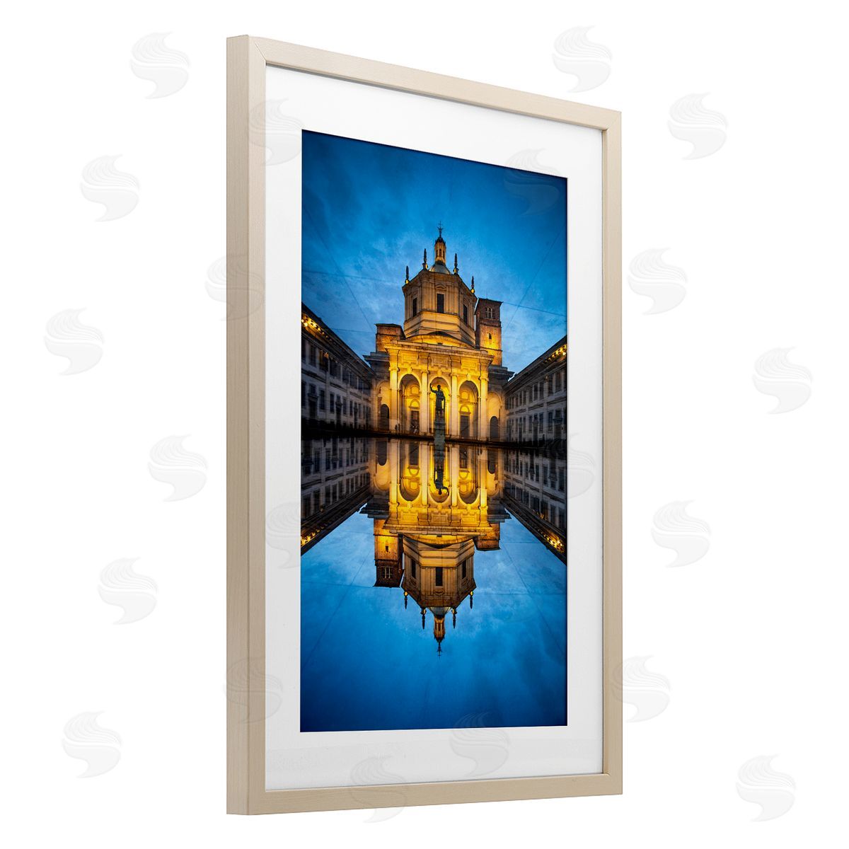 Robin Vandenabeele Grand Architecture Reflection Canvas Wall Art Print