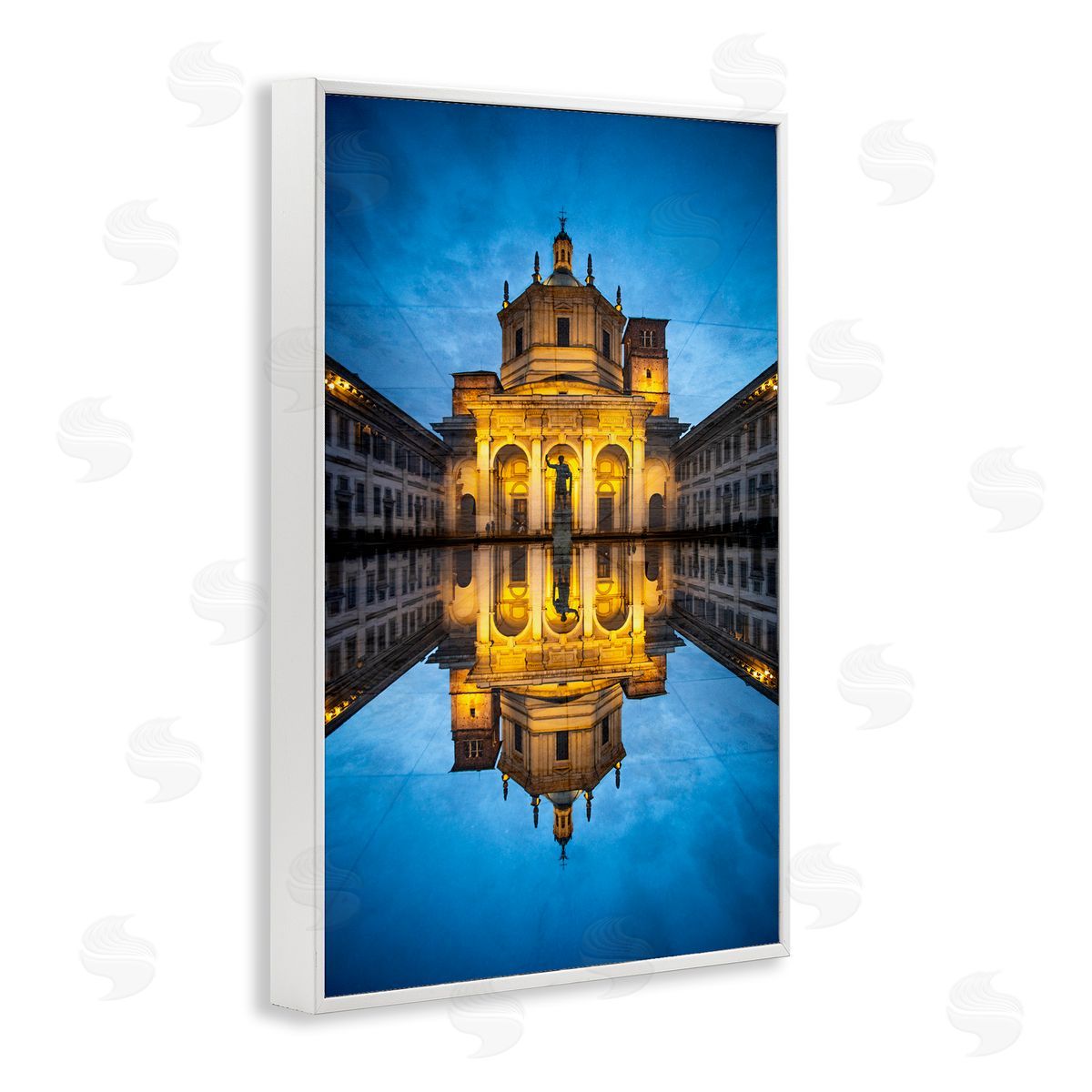 Robin Vandenabeele Grand Architecture Reflection Canvas Wall Art Print