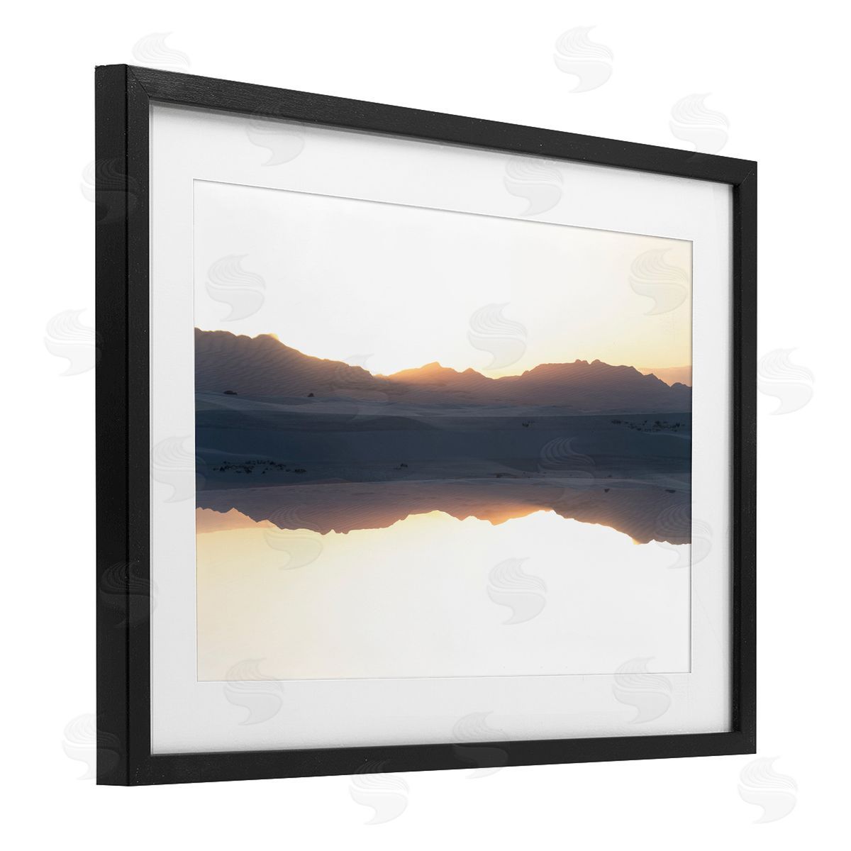 Robin Vandenabeele Reflecting Mountain Dunes Canvas Wall Art Print