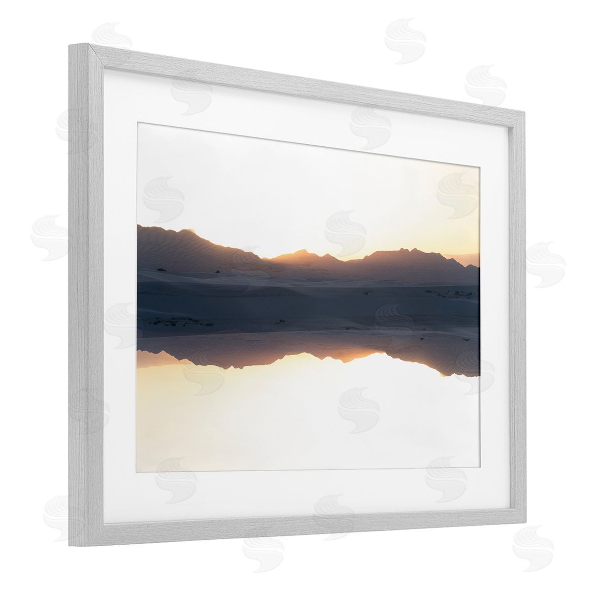 Robin Vandenabeele Reflecting Mountain Dunes Canvas Wall Art Print