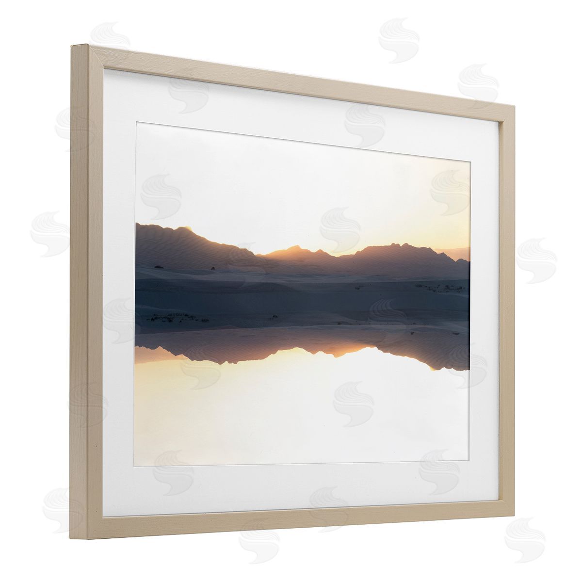 Robin Vandenabeele Reflecting Mountain Dunes Canvas Wall Art Print