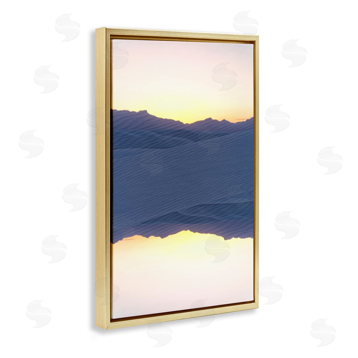 Robin Vandenabeele Desert Sunset Surreal Reflection Canvas Wall Art Print
