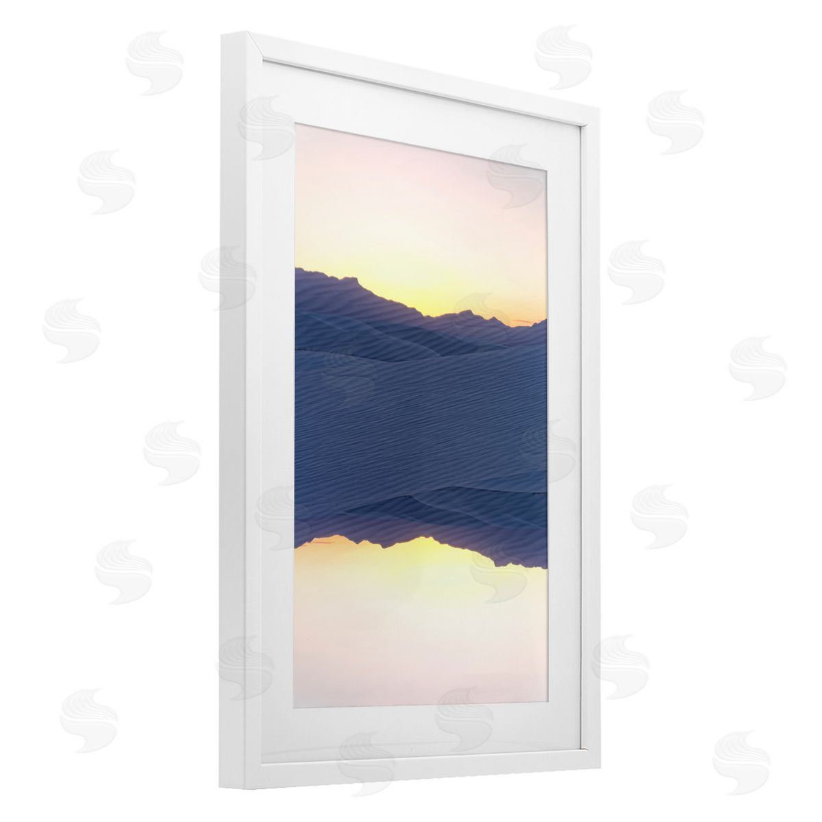 Robin Vandenabeele Desert Sunset Surreal Reflection Canvas Wall Art Print