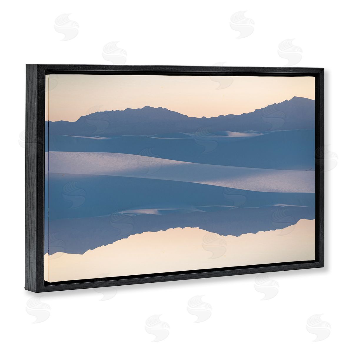Robin Vandenabeele Subtle Mountain Silhouette Reflection Canvas Wall Art Print