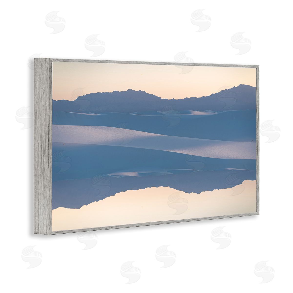 Robin Vandenabeele Subtle Mountain Silhouette Reflection Canvas Wall Art Print