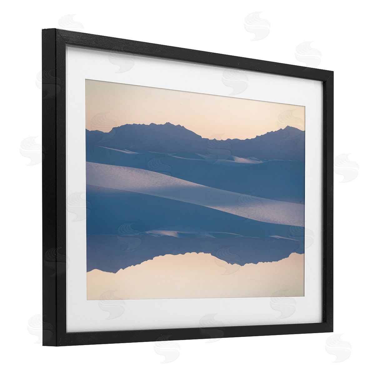 Robin Vandenabeele Subtle Mountain Silhouette Reflection Canvas Wall Art Print