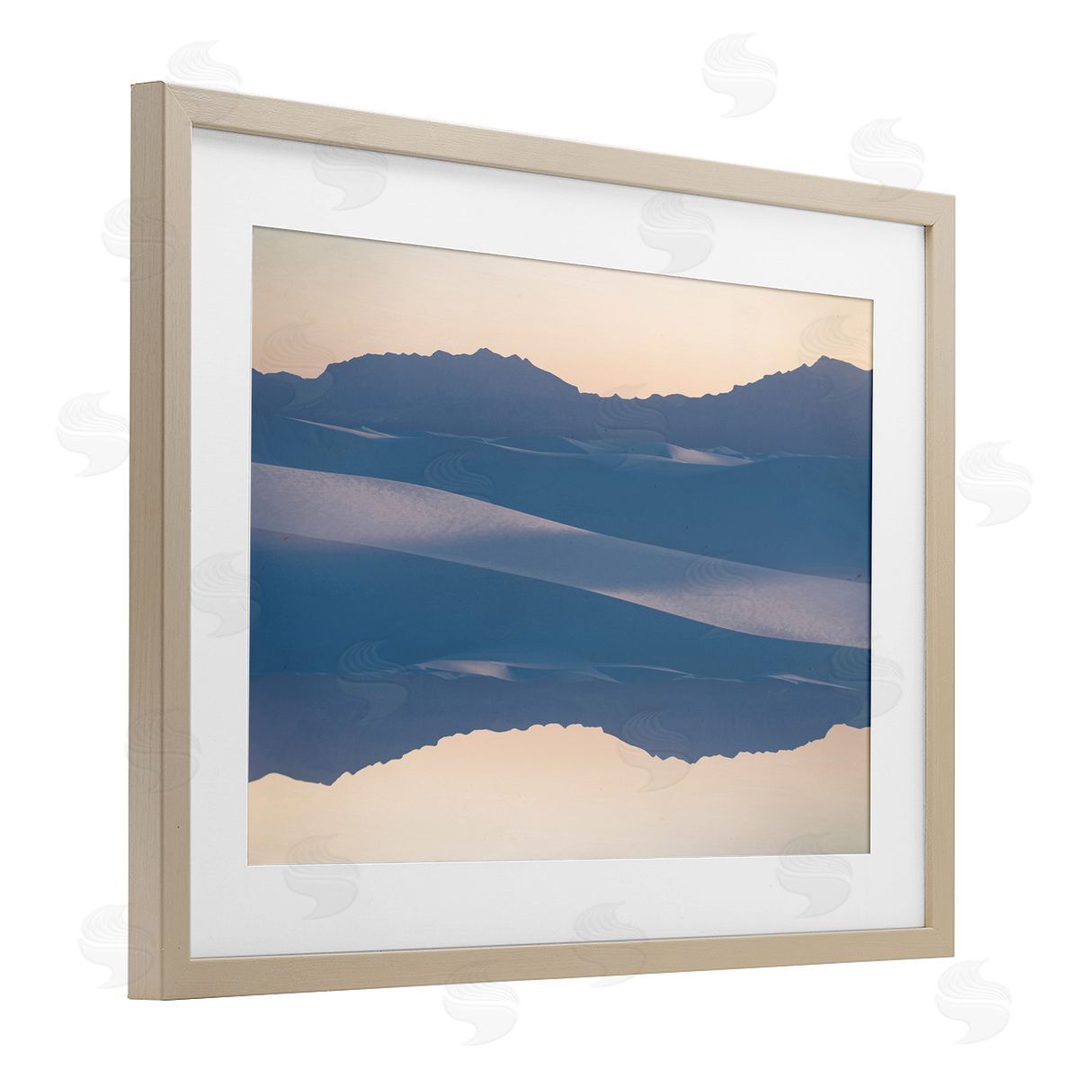 Robin Vandenabeele Subtle Mountain Silhouette Reflection Canvas Wall Art Print