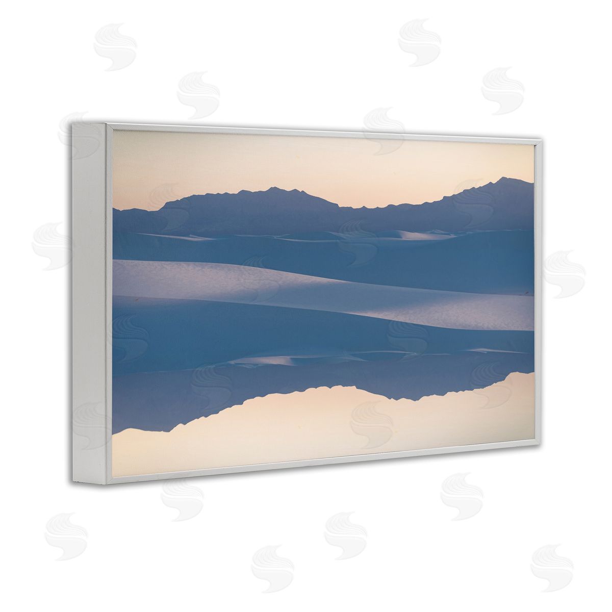 Robin Vandenabeele Subtle Mountain Silhouette Reflection Canvas Wall Art Print