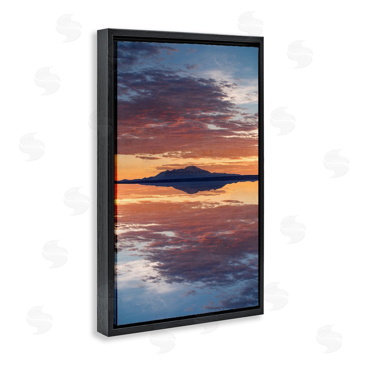 Robin Vandenabeele Sunset Sea Reflection Canvas Wall Art Print