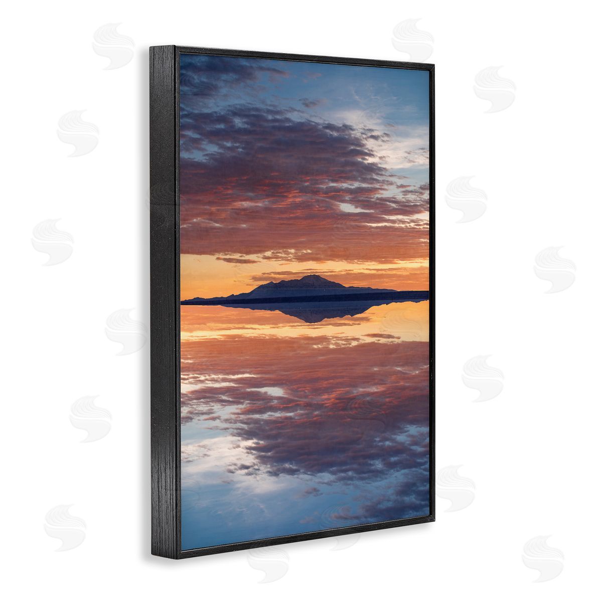 Robin Vandenabeele Sunset Sea Reflection Canvas Wall Art Print