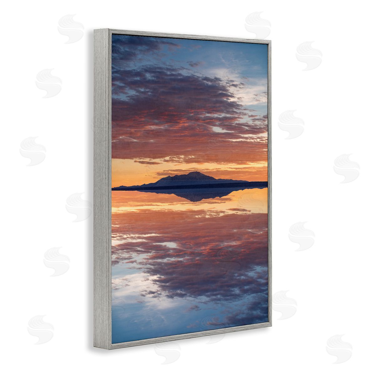 Robin Vandenabeele Sunset Sea Reflection Canvas Wall Art Print
