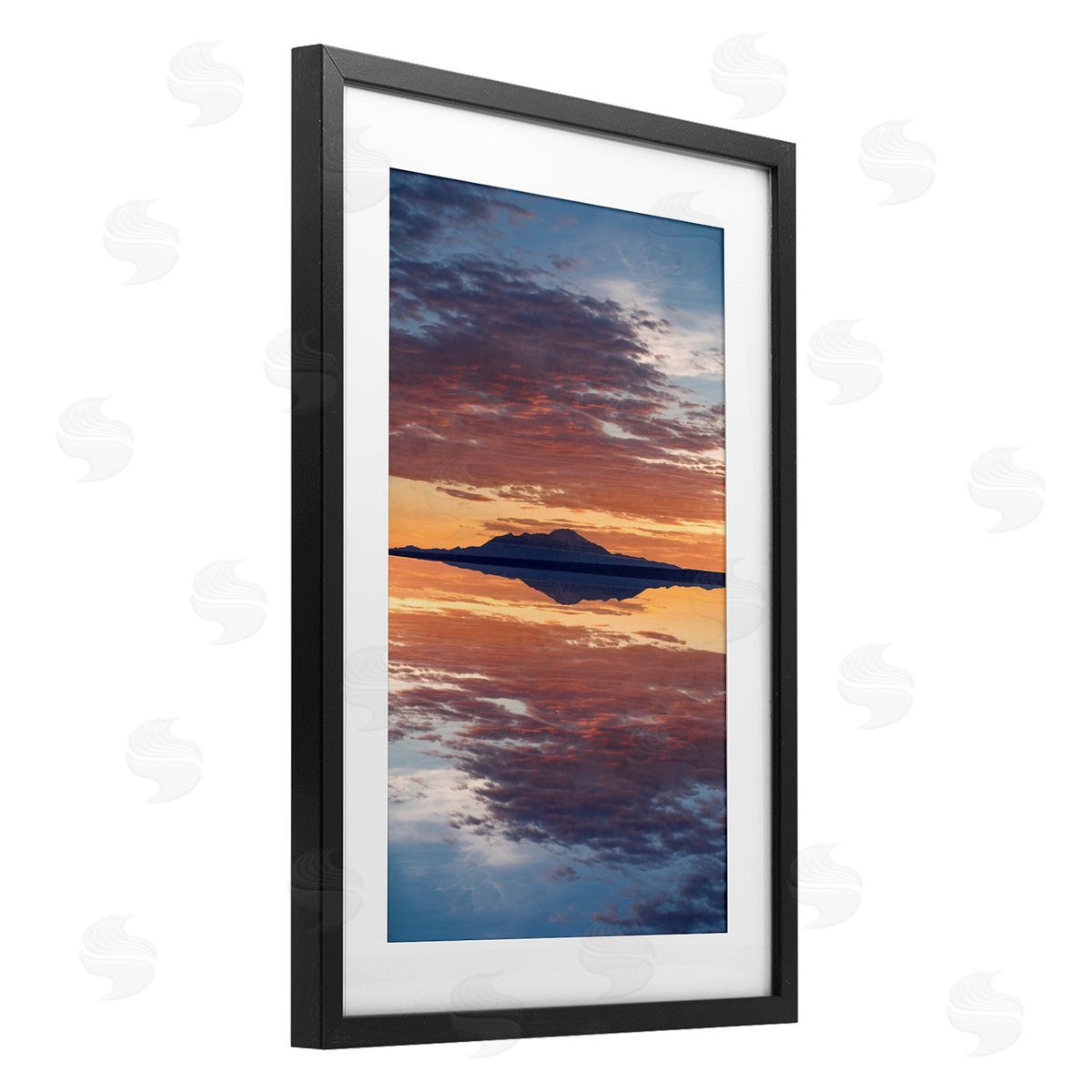 Robin Vandenabeele Sunset Sea Reflection Canvas Wall Art Print