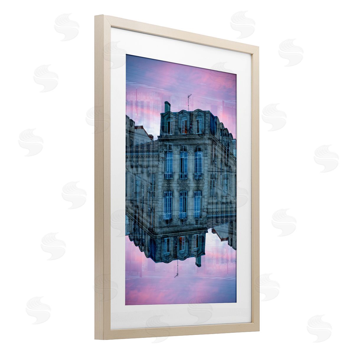 Robin Vandenabeele Surreal Symmetry Building Facade Canvas Wall Art Print