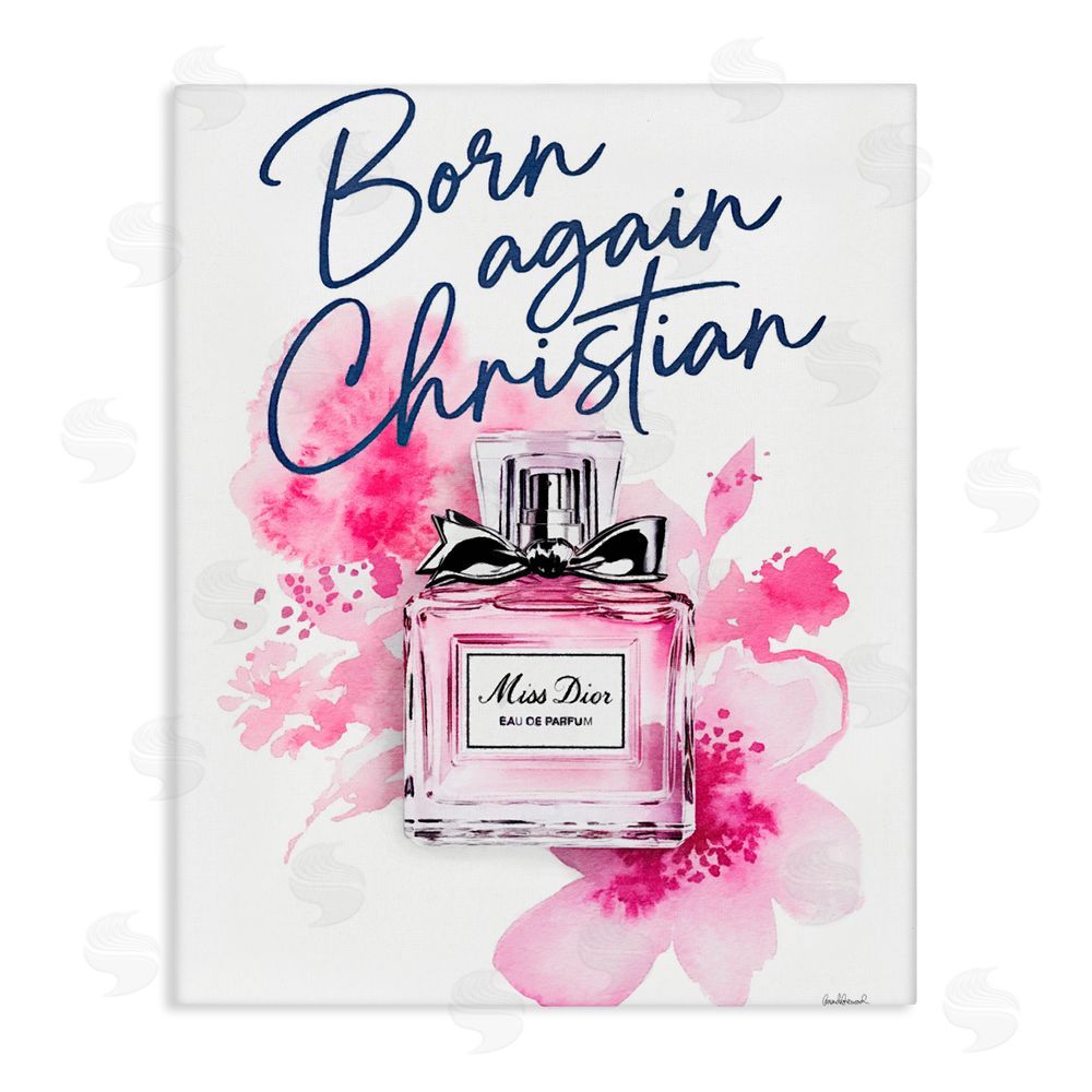 Amanda Greenwood Born Again Christian with Fragrance Stretched Canvas Wall Art Print