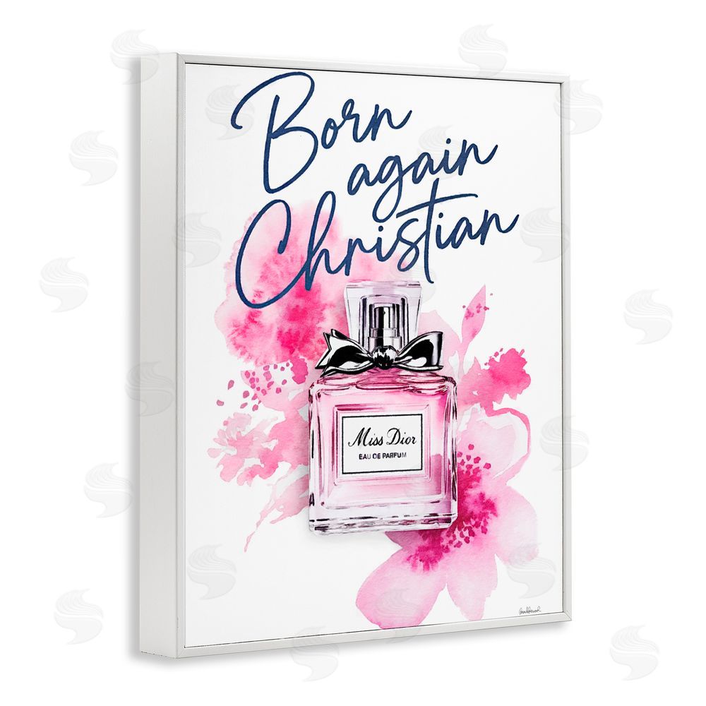 Amanda Greenwood Born Again Christian with Fragrance White Framed Giclee Print Wall Art