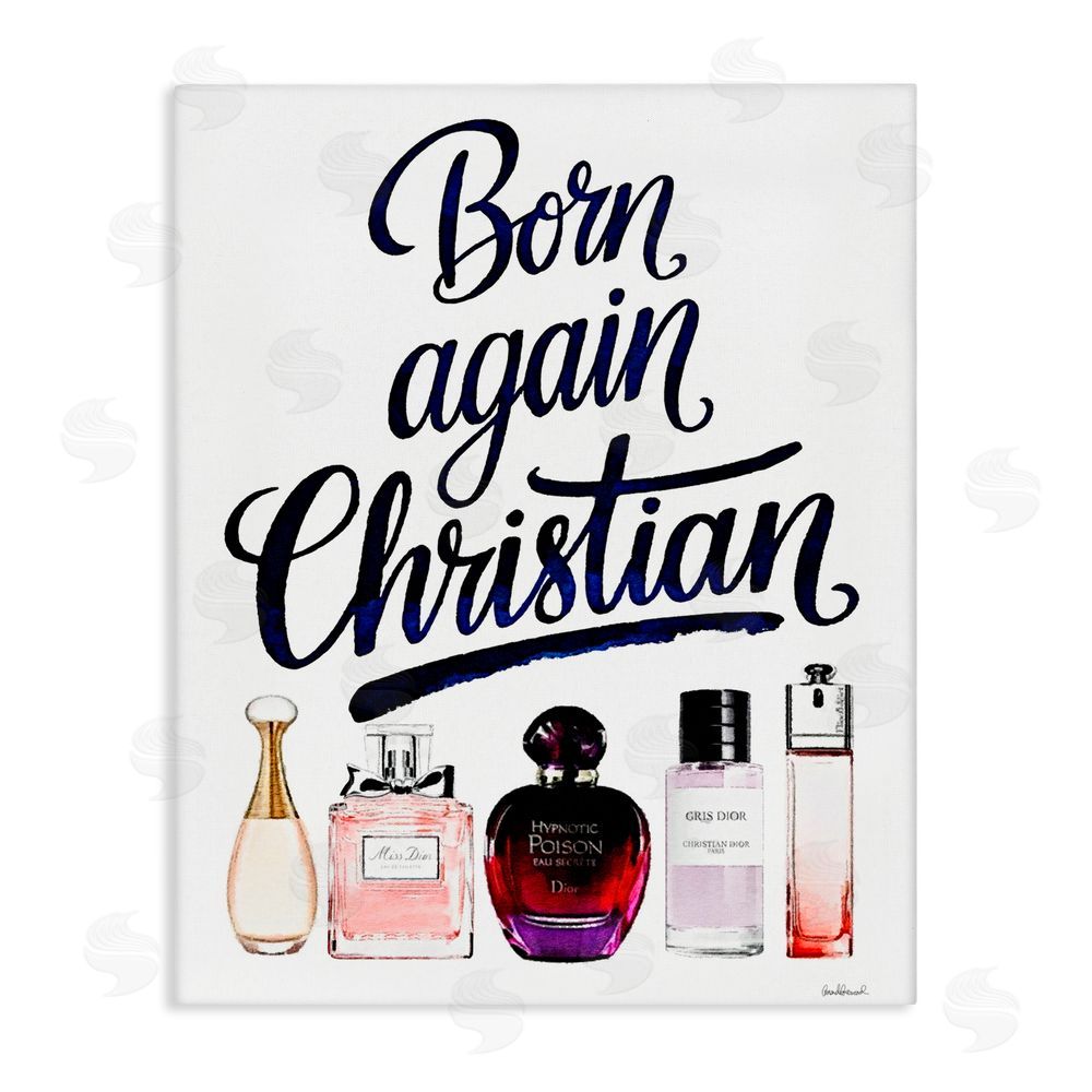 Amanda Greenwood Born Again Christian Skincare Stretched Canvas Wall Art Print