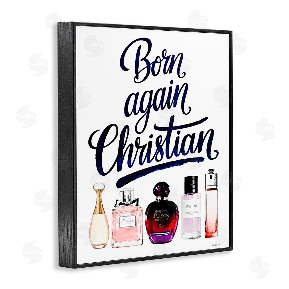 Amanda Greenwood Born Again Christian Skincare Black Framed Giclee Print Wall Art
