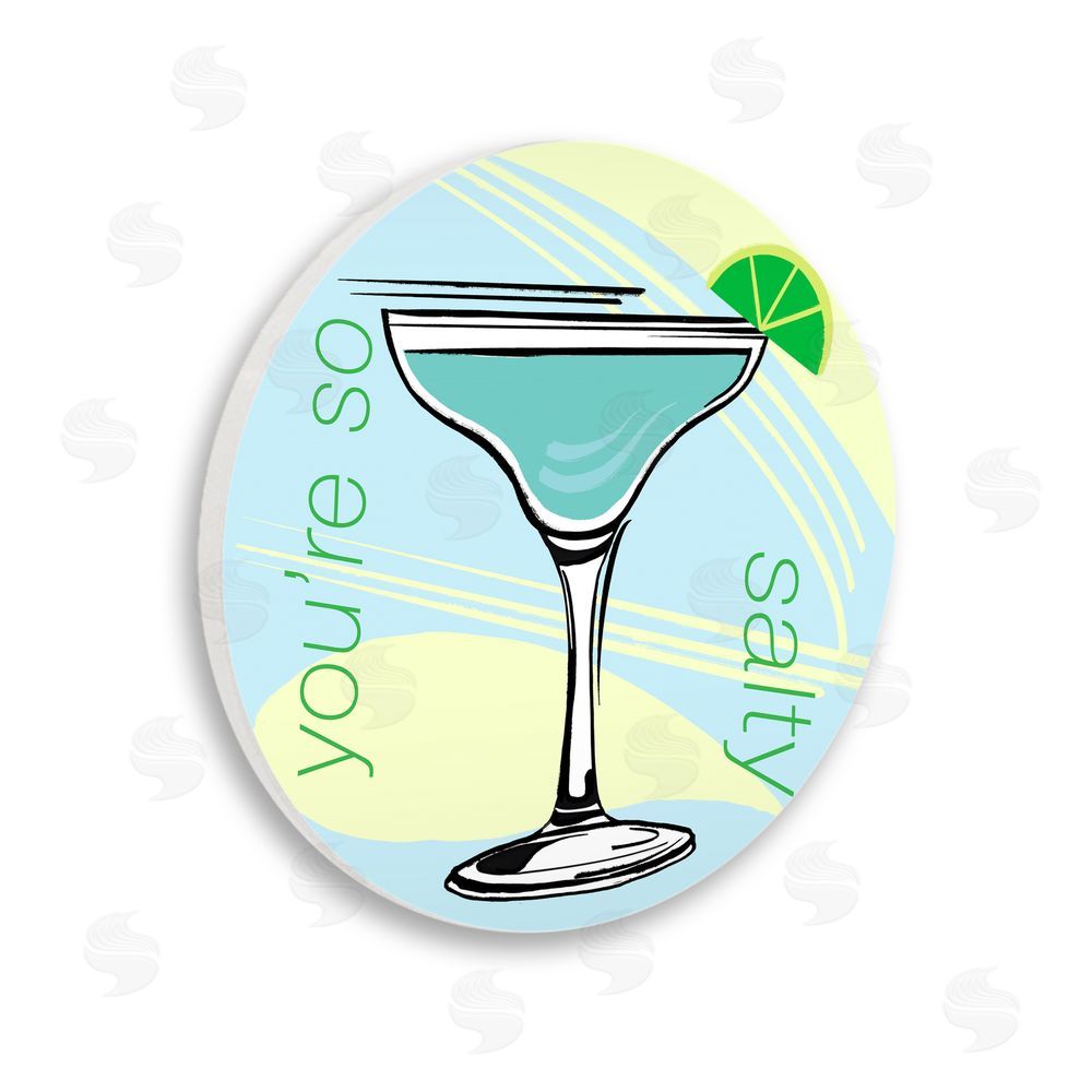 Elizabeth Medley You're So Salty Margarita Wooden Wall Plaque Art Print