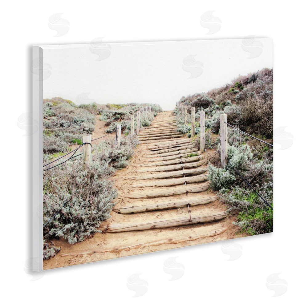 Leah Noel Art Wooden Stairway to Heaven Wooden Wall Plaque Art Print