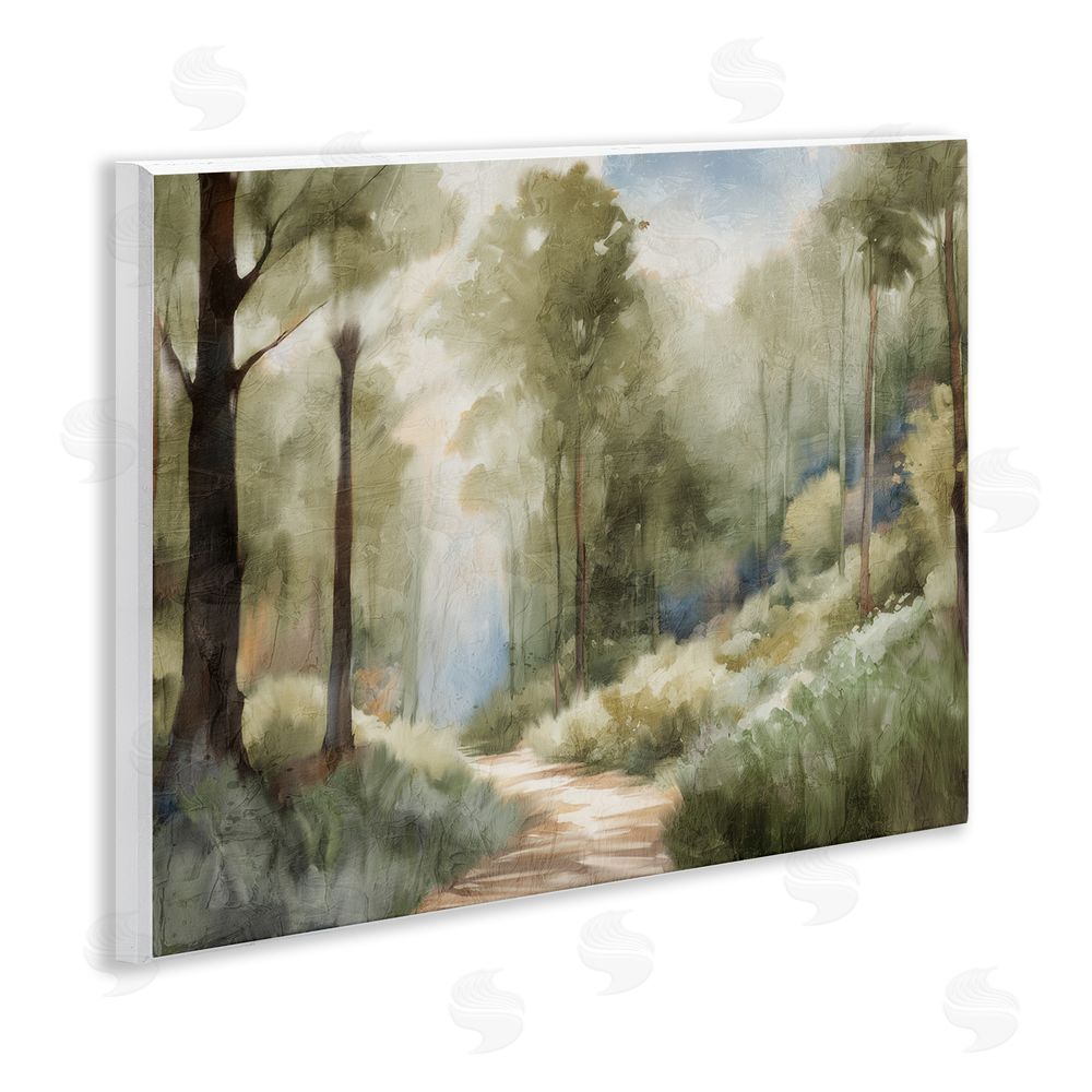Kim Allen Hazy Atmospheric Walk Wooden Wall Plaque Art Print