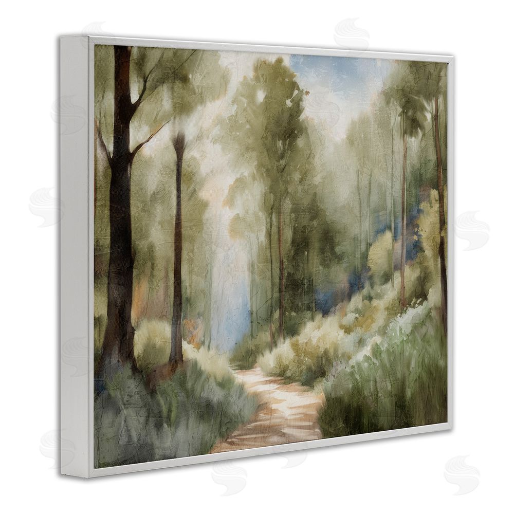 Kim Allen Hazy Atmospheric Walk White Framed Giclee Print Wall Art