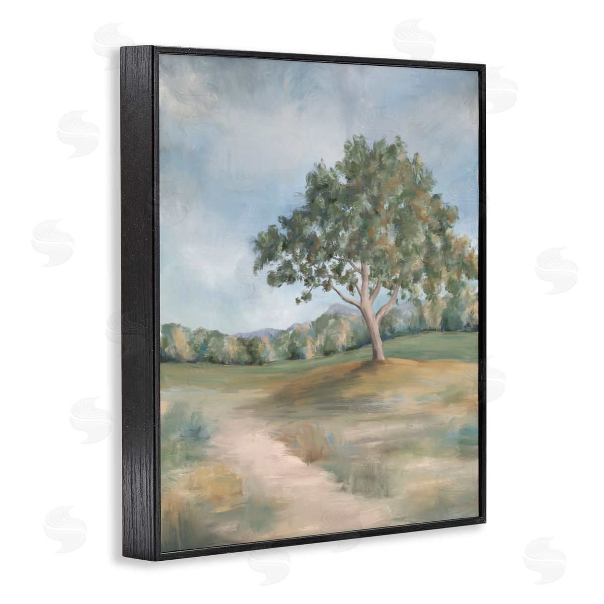 Leah Noel Art Countryside Tree Scenery Black Framed Giclee Print Wall Art