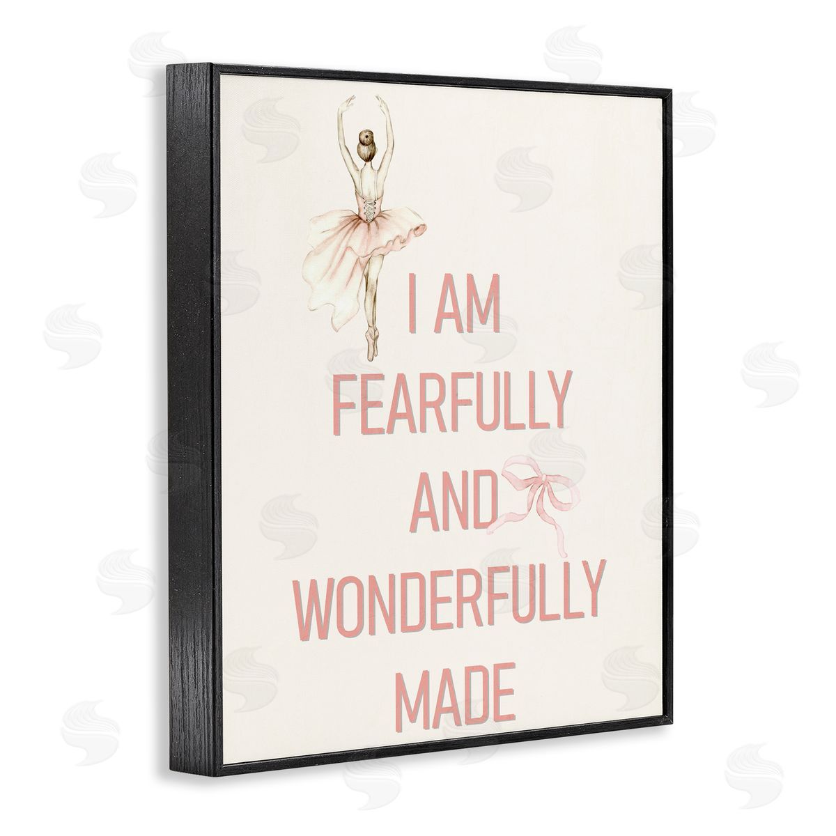 Kim Allen Wonderfully Made Ballerina Black Framed Giclee Print Wall Art