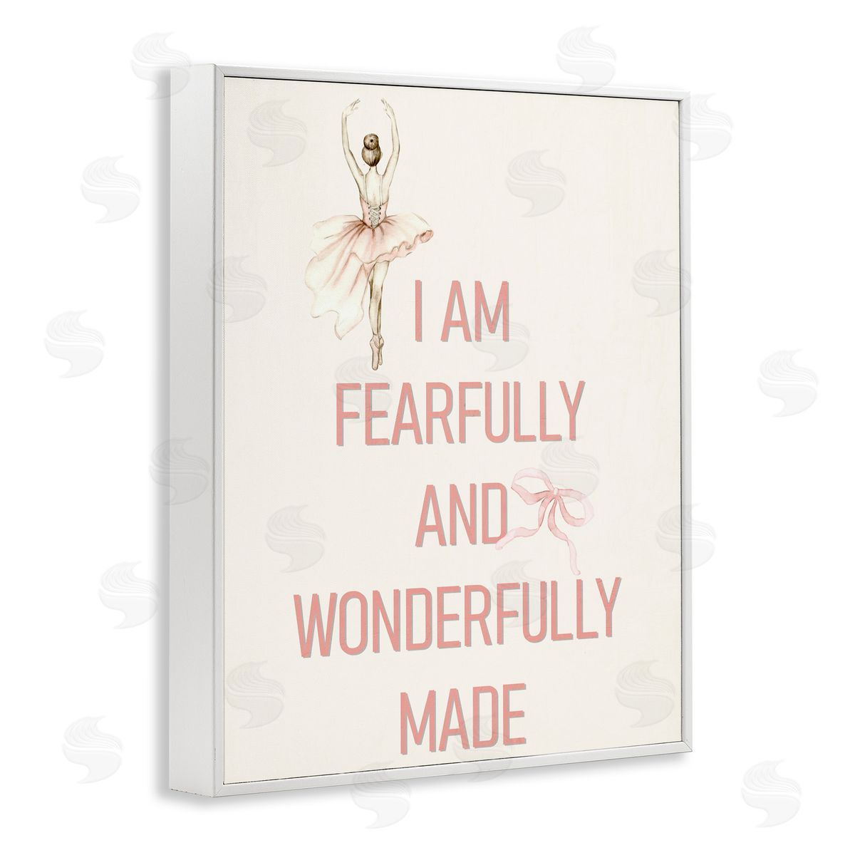 Kim Allen Wonderfully Made Ballerina White Framed Giclee Print Wall Art