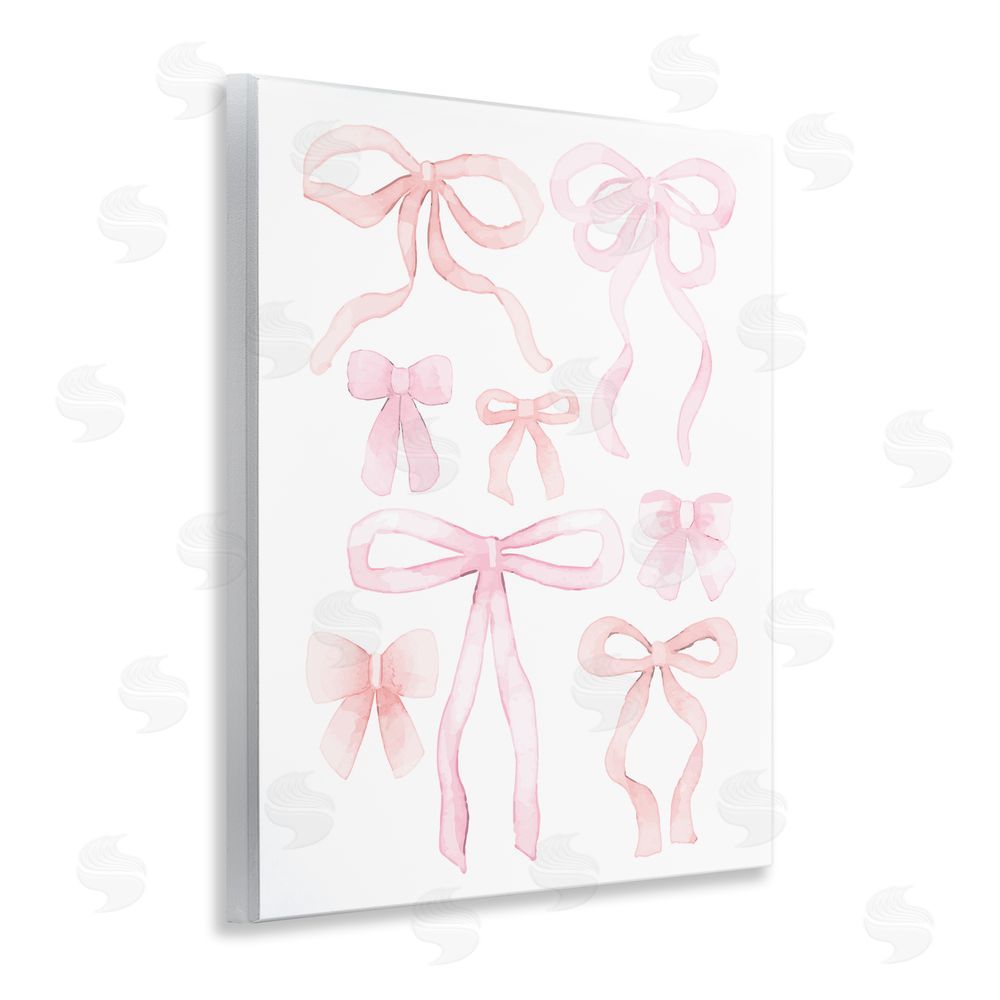 Kim Allen Feminine Chic Bows Wooden Wall Plaque Art Print