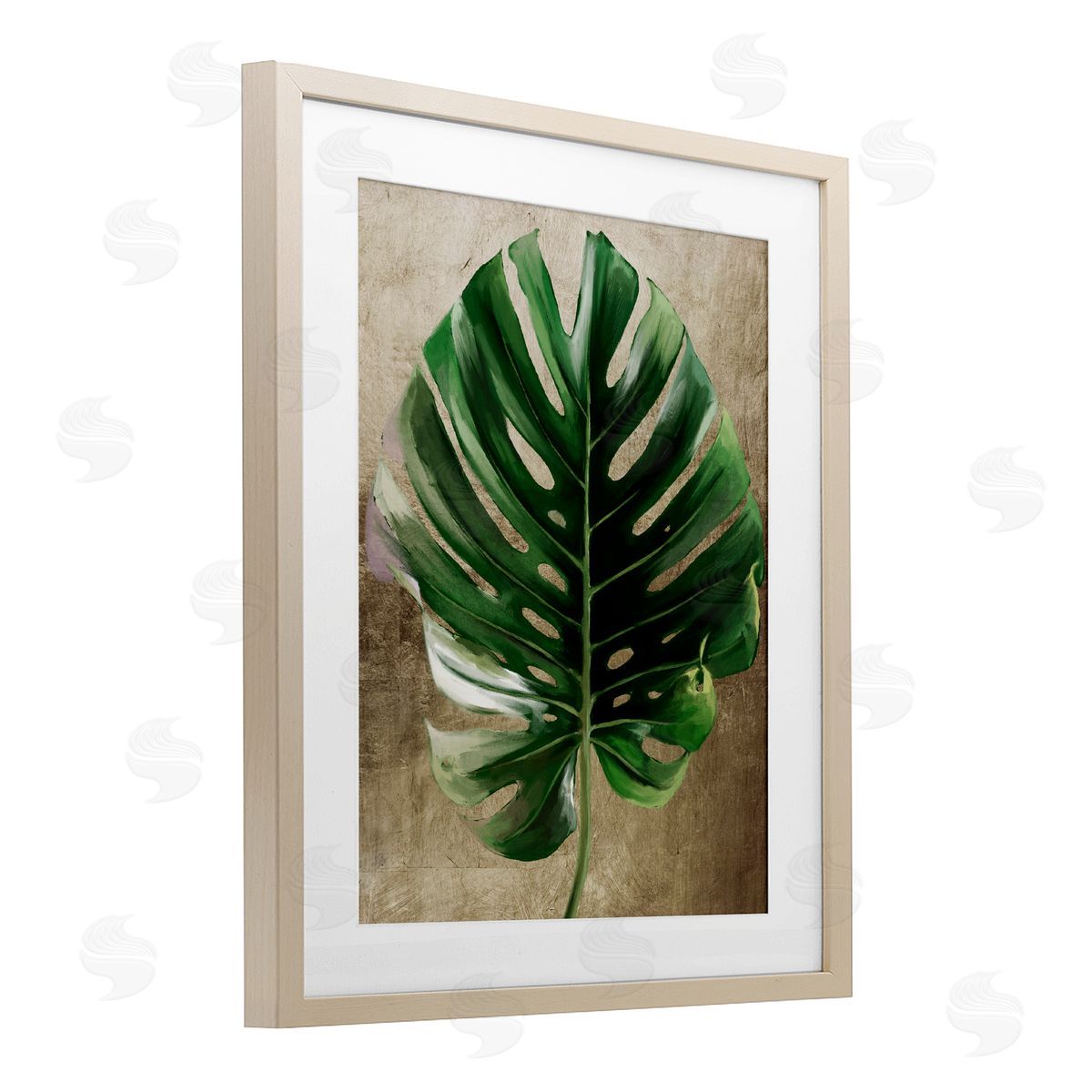 Anna Lischenko Earthy Exotic Leaf Canvas Wall Art Print