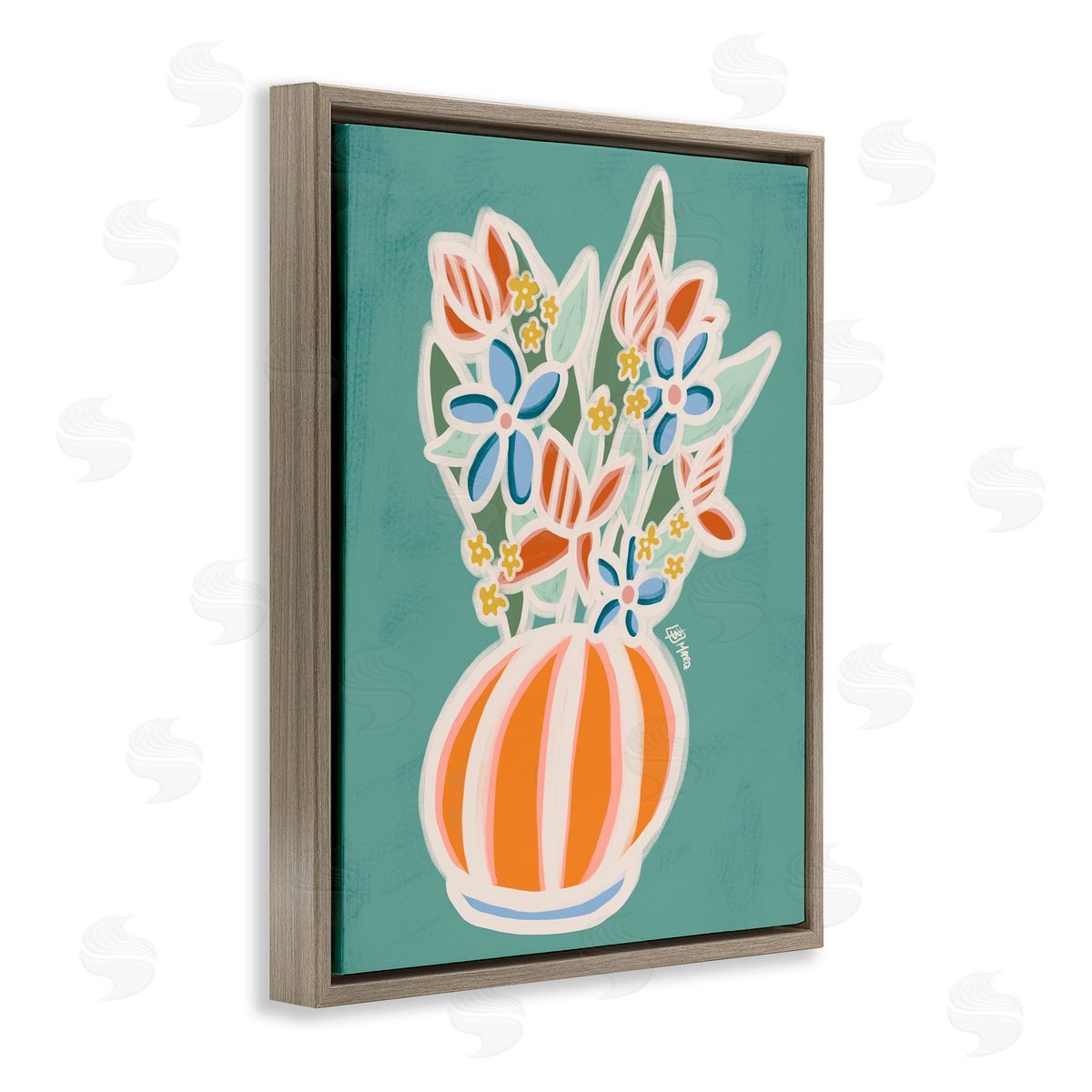 Beki Marquardt Nix Flower Bouquet Canvas Wall Art Print