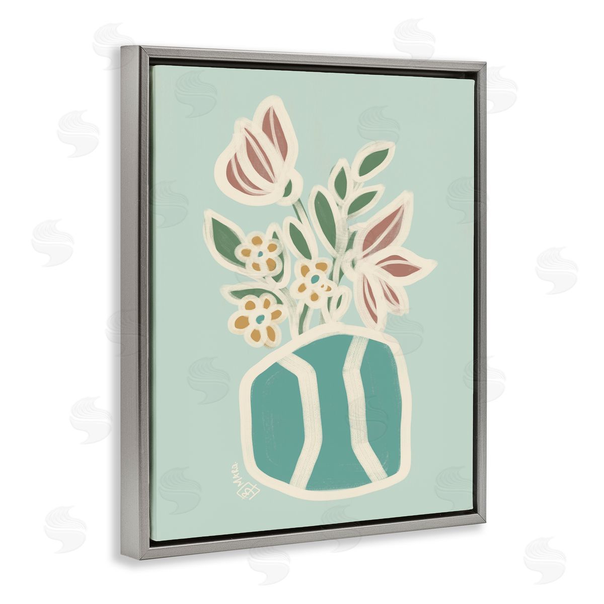 Beki Marquardt Erin Flower Bouquet Canvas Wall Art Print