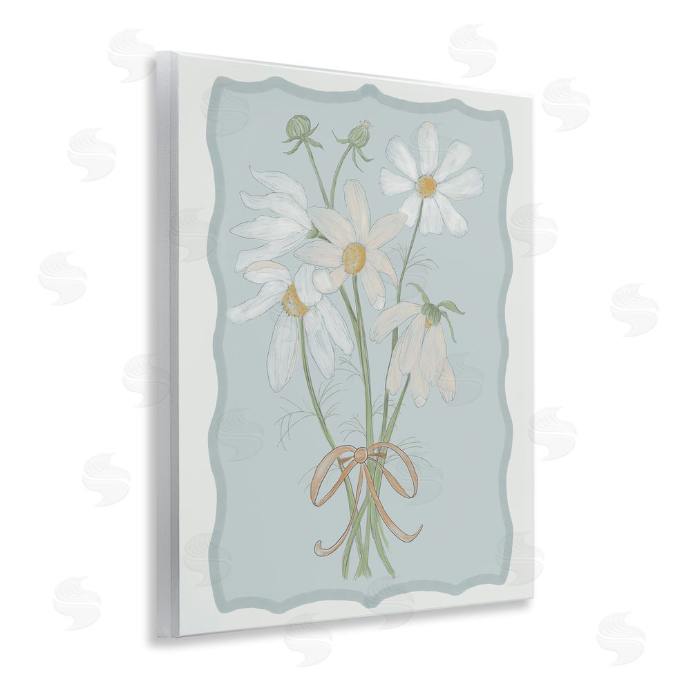 Leslie Hermosa Spring Clippings Daisies Wooden Wall Plaque Art Print