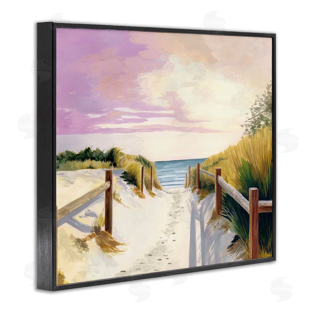 Courtney Haley Cottesloe Beach Pathway Black Framed Giclee Print Wall Art