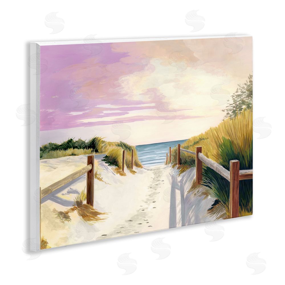 Courtney Haley Cottesloe Beach Pathway Wooden Wall Plaque Art Print