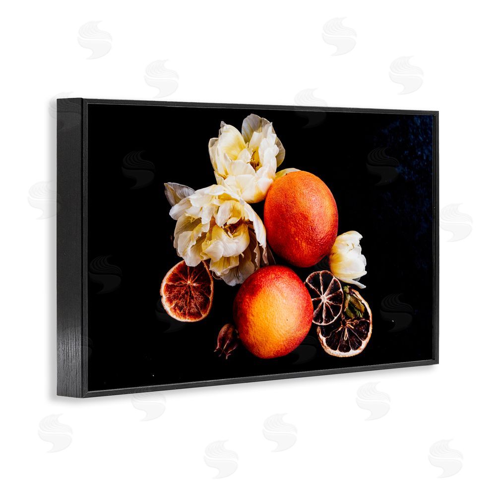 Amy Carroll The Still Spring Fruit Black Framed Giclee Print Wall Art