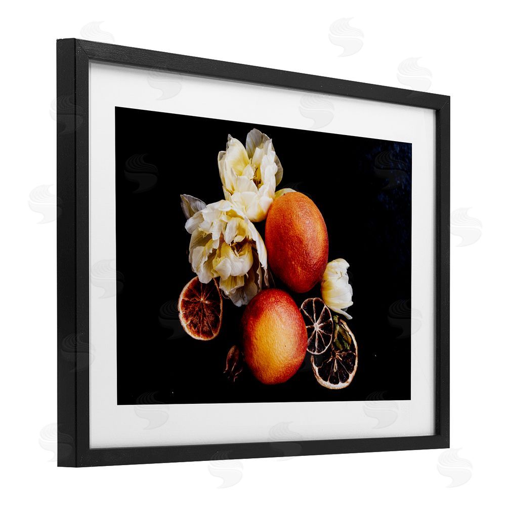 Amy Carroll The Still Spring Fruit Black Framed Print Under Glass Wall Art