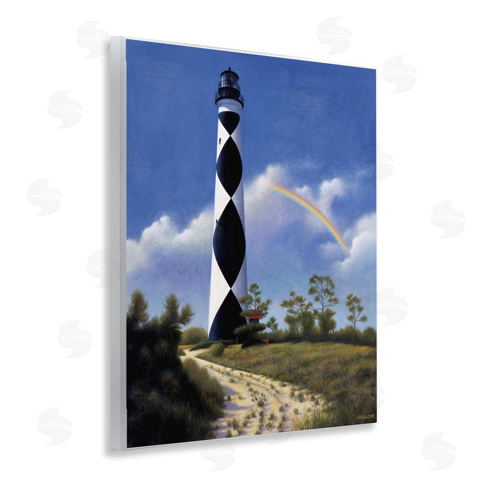 Wind River Studios North Carolina Cape Lookout Wooden Wall Plaque Art Print