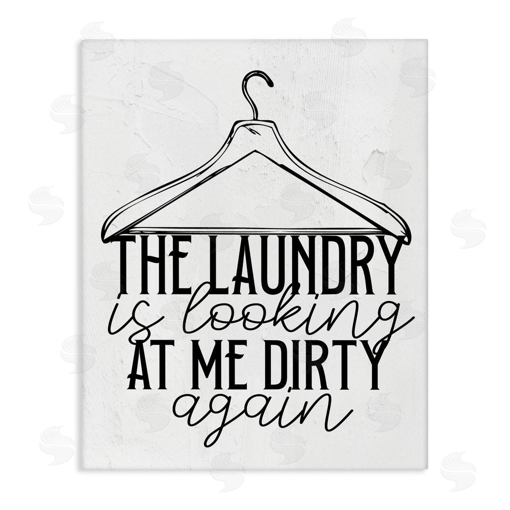 stupell industries Kim Allen | Laundry Is Looking At Me Dirty Wall Art