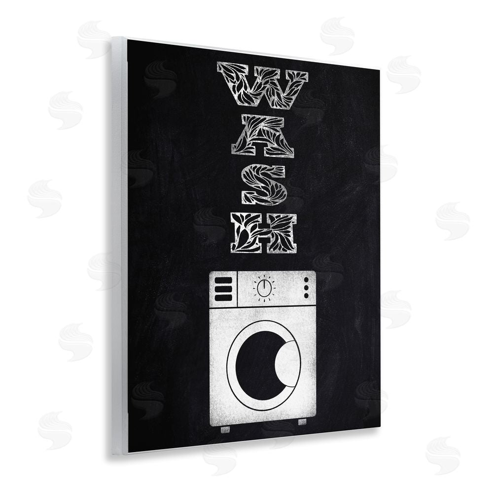 Marcus Prime Laundry Wash Ornate Letters Wooden Wall Plaque Art Print